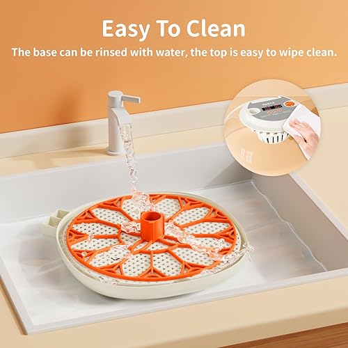 Miniatura 7 de Incubadora de huevos con control de temperatura y humedad, girador automático de huevos, ovoscopio, recarga de botella de agua externa, ventilación