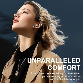 Wireless Earbuds, 2026 Bluetooth 5.4 Headphones HiFi Stereo 50H In Ear Buds
