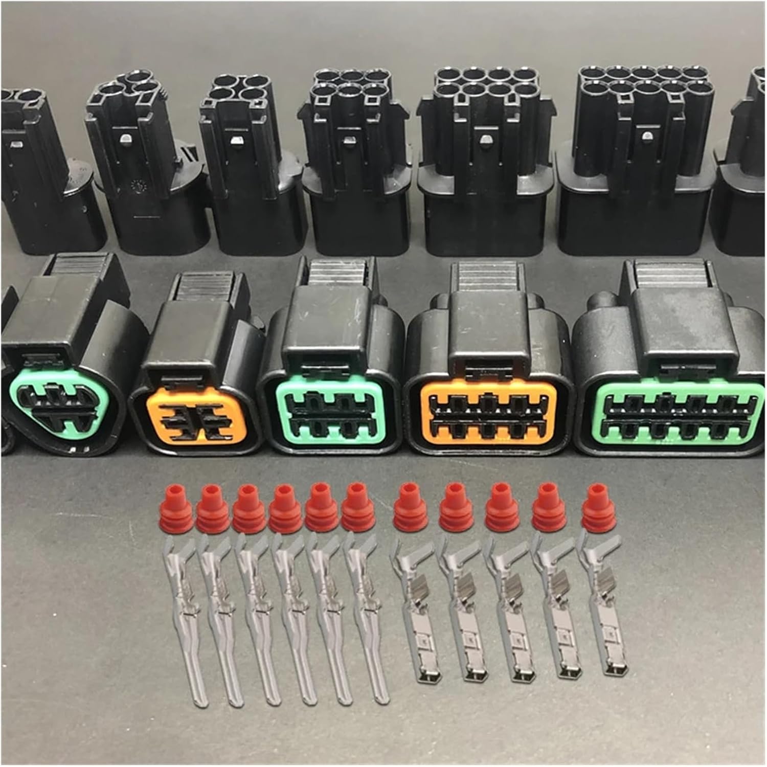 Dj7023a-2.2 Automobile Harness Connector 4p6p8p10p Waterproof Socket Sensor Cable Plug BHUPWZE(8p,5sets)