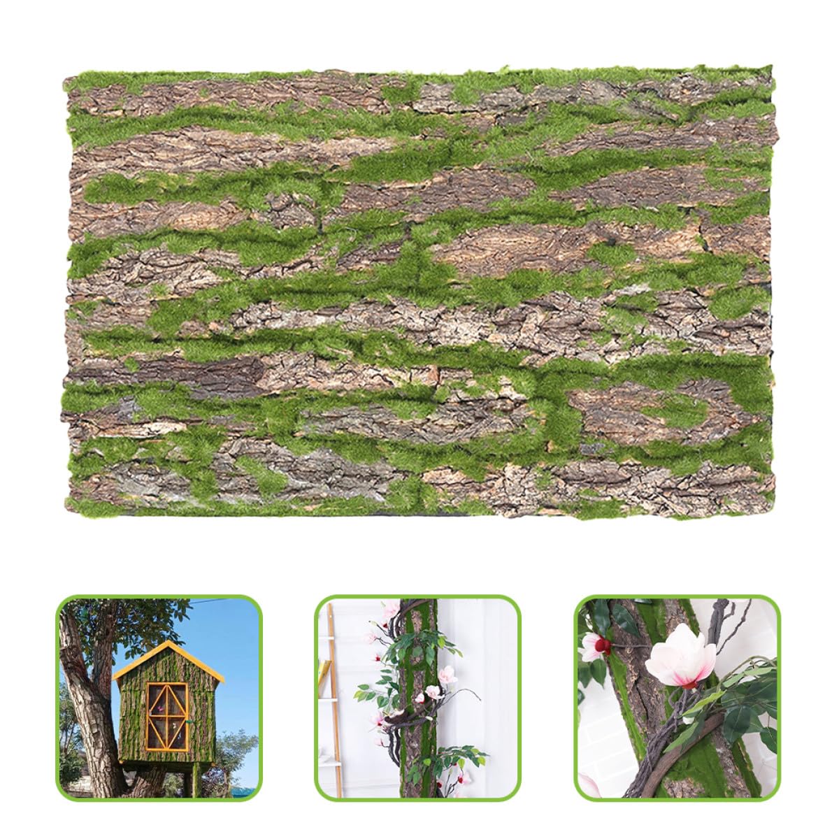 STOBAZA Terrarium Kork Baumrinde 30x50cm Reptilien Kletterdekor und Rückwand mit Natürlicher Oberfläche für Echsen und Amphibien im Terrarienbereich