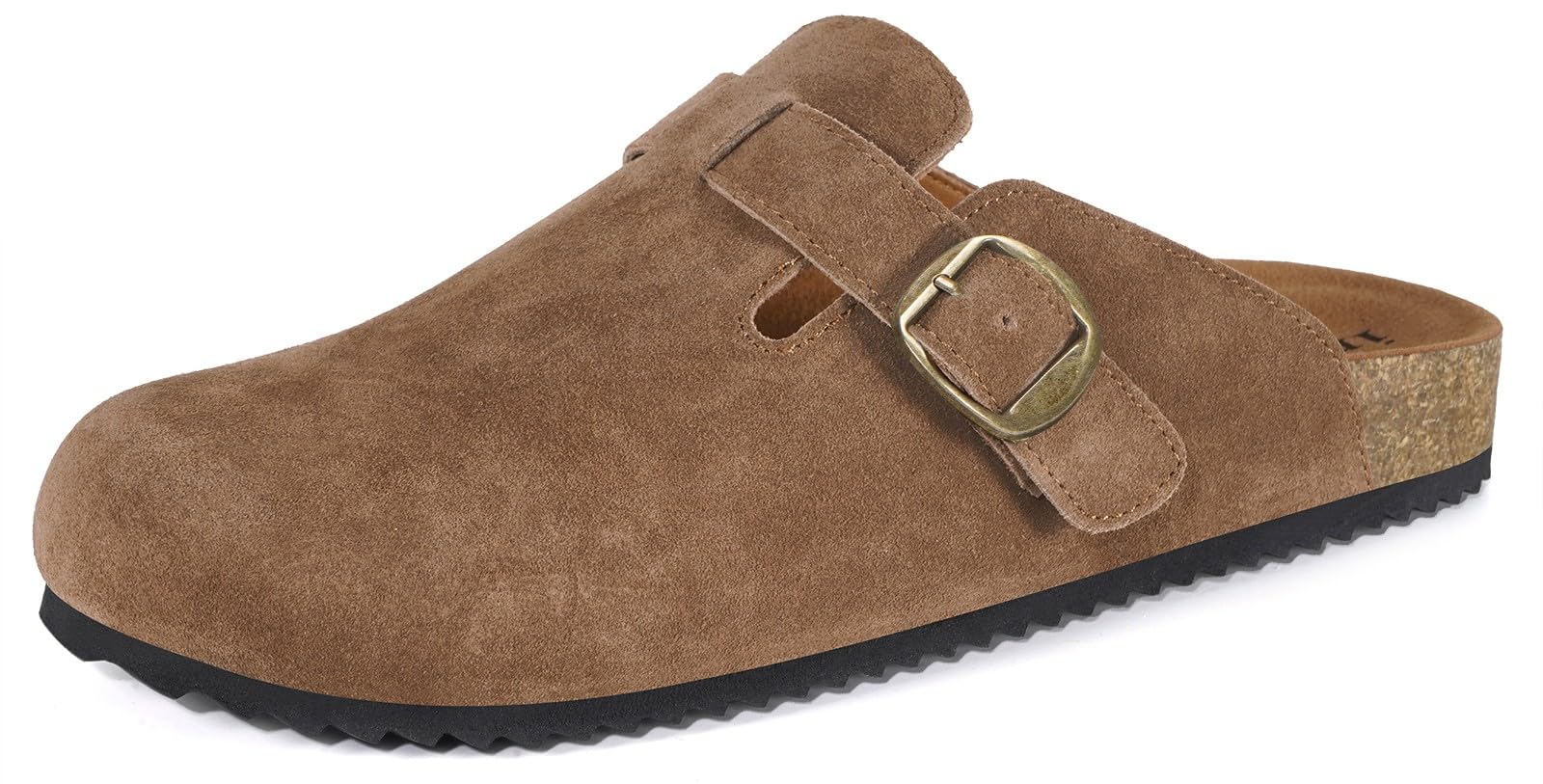 Sabot Donna Ciabatte Uomo Chiuse con Comodo Pantofole in Pelle Scarpe da Giardino Traspirante Sandali Ciabatta 36-46