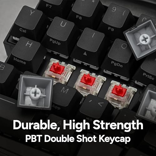 Miniatura 9 de BAROCCOMiSTEL MiSTEL MD600 Alpha BT RGB, teclado dividido, teclado mecánico ergonómico, 60%, tecla de doble disparo PBT (transparente),