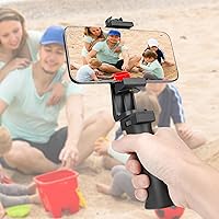 Vista 4 de Soporte ergonómico anticaída para teléfono celular, Vlogging, estabilizador de agarre de mano, soporte para teléfono inteligente, kit de video
