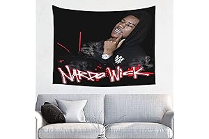 CHLGEAR Nardo Wick Tapestry: Vibrant Tribute to a Hip-Hop Icon