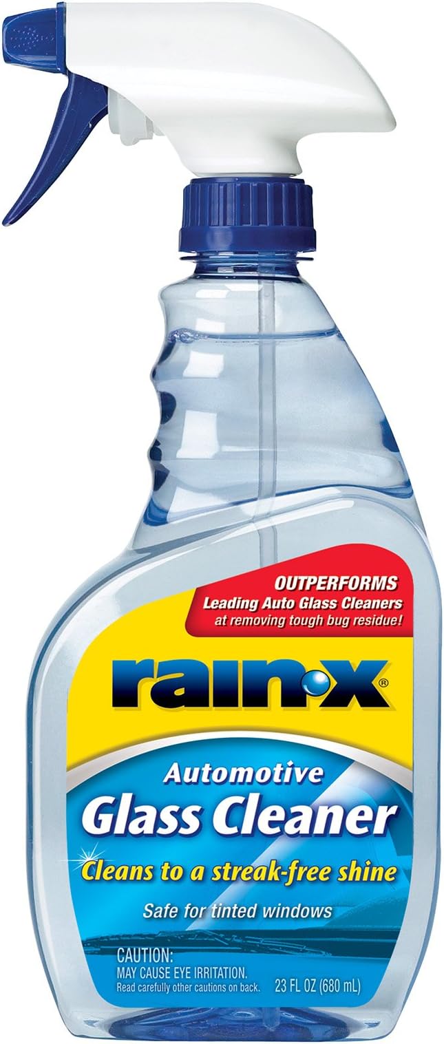 RainX 630018 Auto Glass Cleaner, 23 oz. Cleans Car