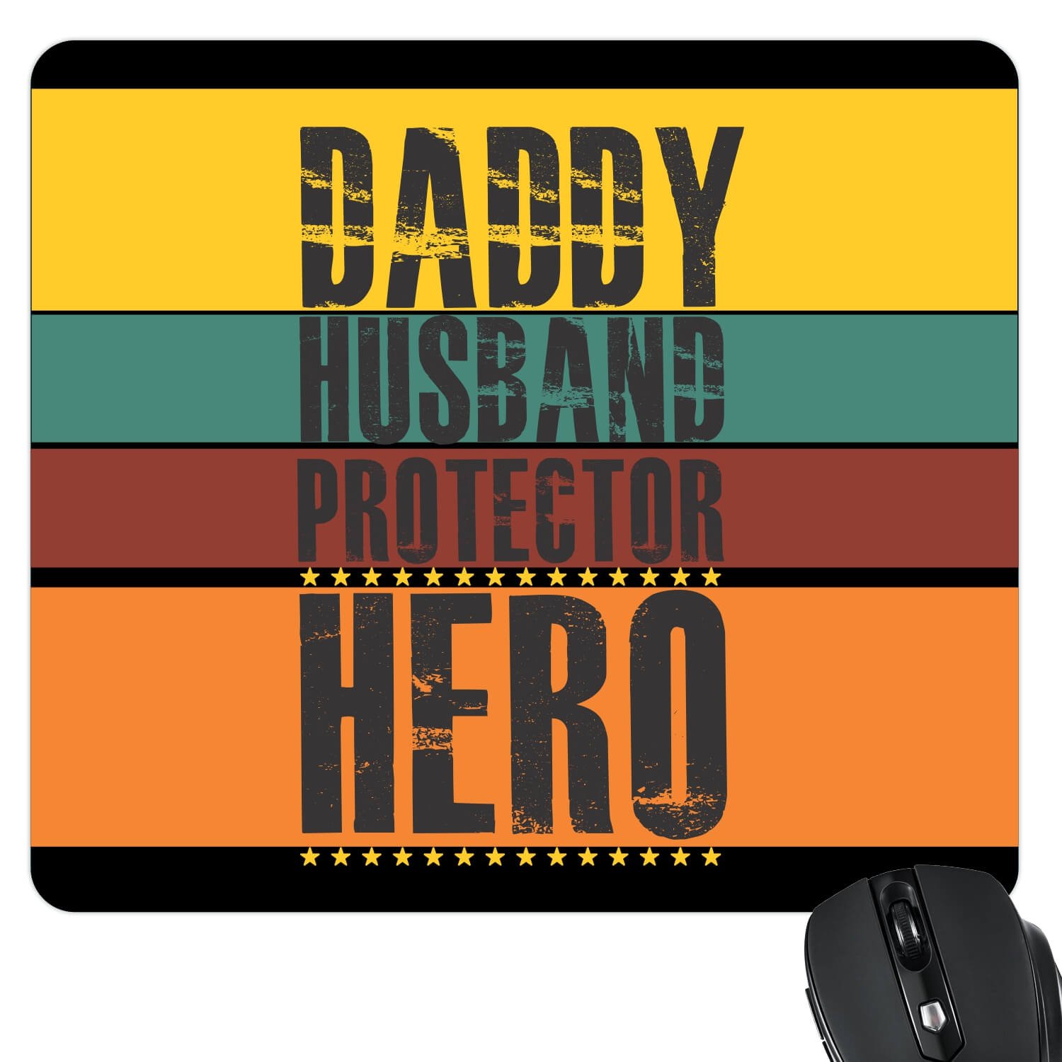 Yaya Cafe Daddy Husband Protector Hero Printed Mouse Pad for Dad (B07D75PCNR) Amazon Price History, Amazon Price Tracker