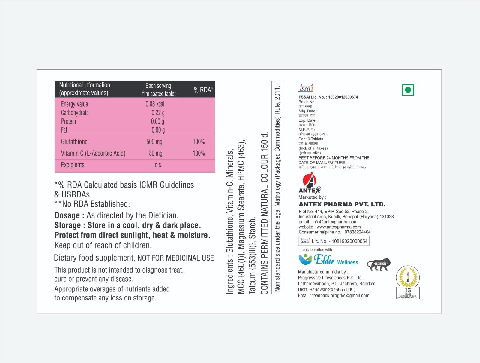 glutathione dosage guidelines Geoffrey Manners Tablets 500mg with Vitamin C 80mg, Glutathione Supplement for Daily Nutritional Support, Dietary Food Supplement, 50 : B12 Gamefowl B12 5000 Overall Wellbeing Size:8.5