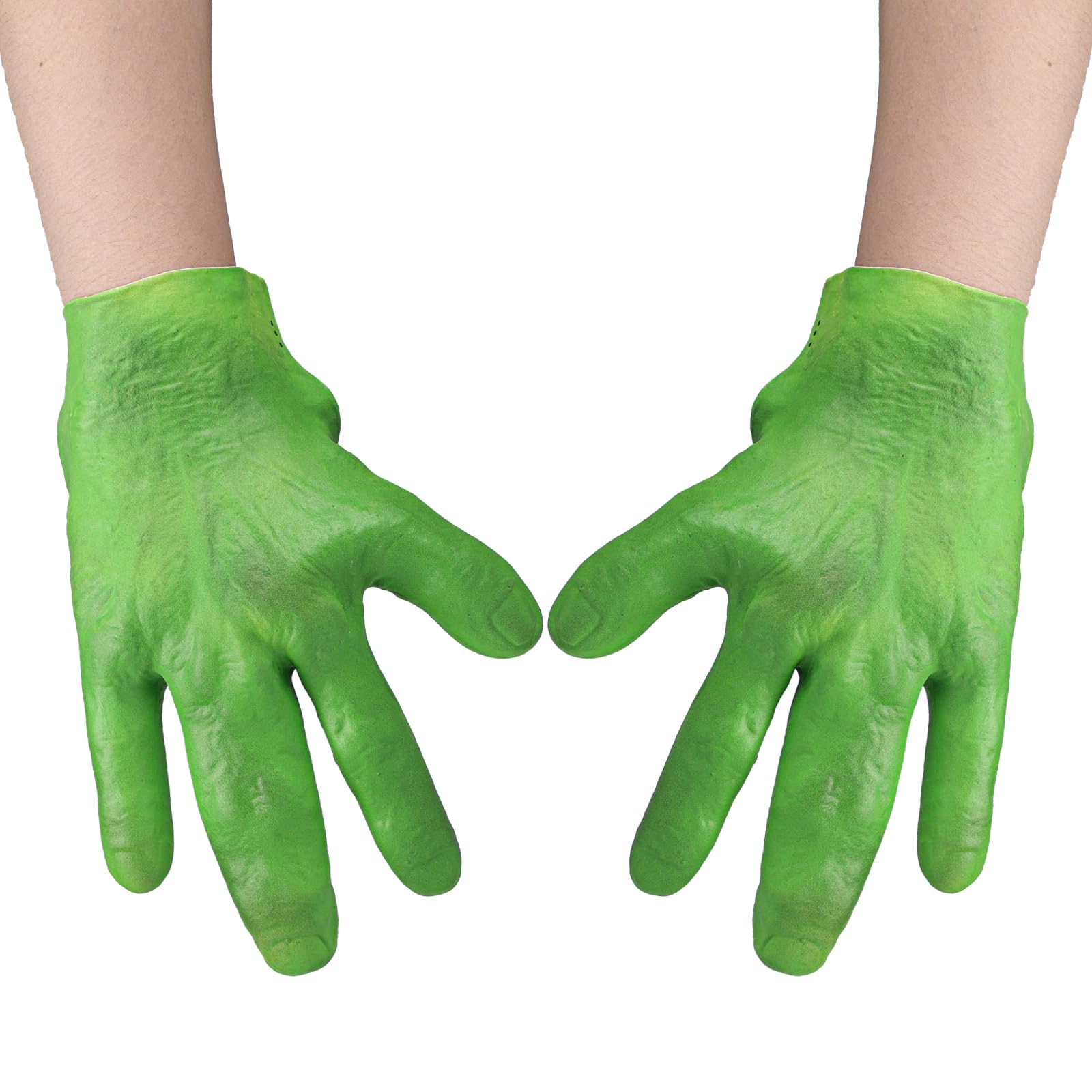 Alien Hands Latex Gloves Halloween Costume Gloves Realistic Horror Monster Hand Covers Cosplay Scary Zombie Gloves Handwear Role Play Accessories Adults Carnival Easter Party Fancy Dress Up Props