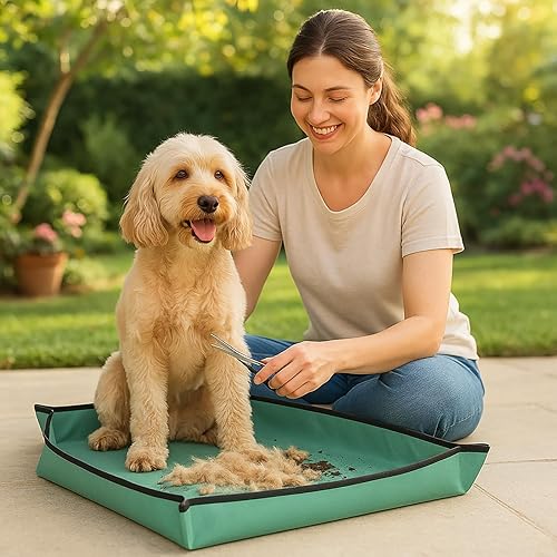 Miniatura 4 de Tapete de trasplante de plantas de polietileno, impermeable, tapete de trasplante para suculentas, tapete portátil de jardinería (26.8 x 26.8