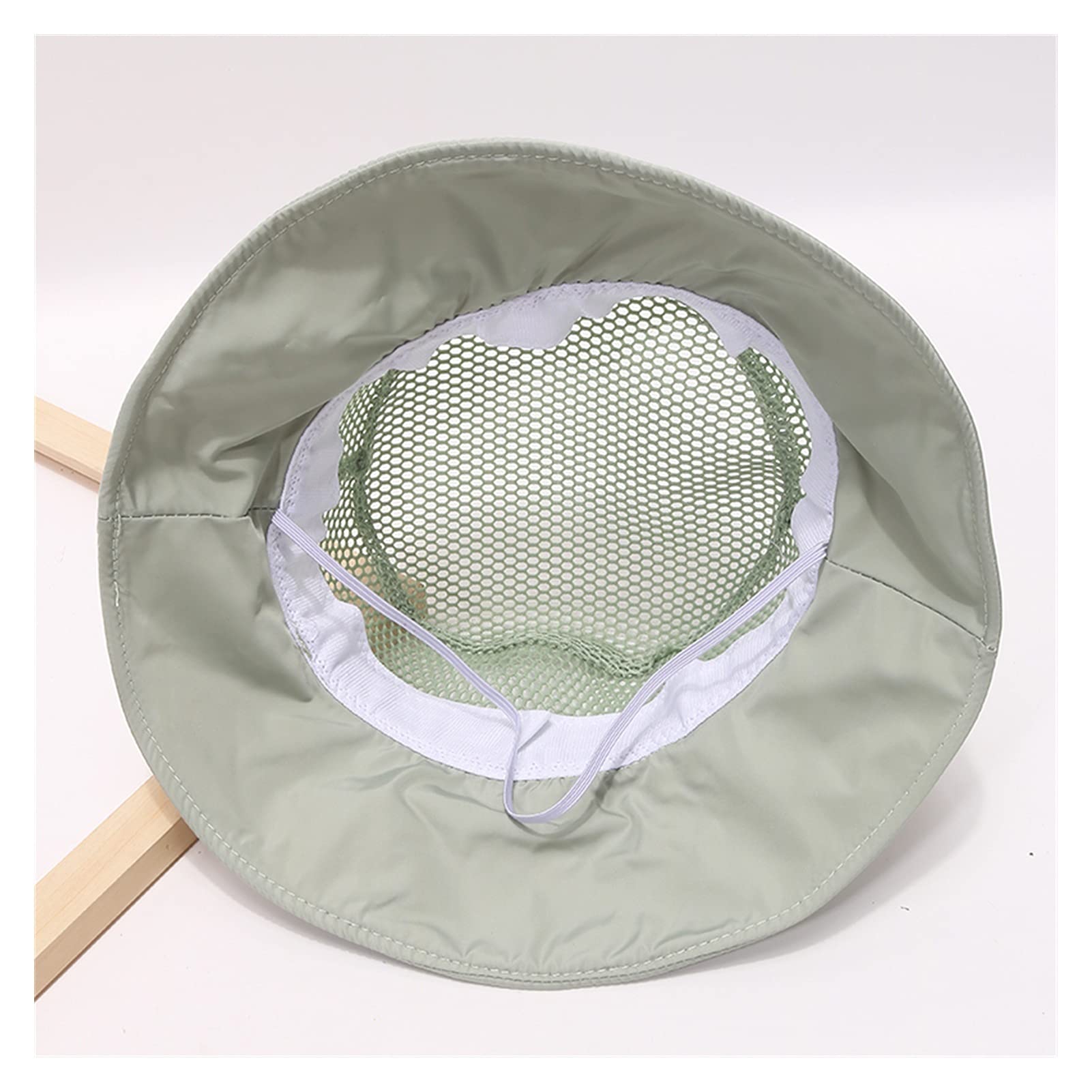 Cappello estivo per bambini, cappello da pescatore con cuciture color caramello a rete intera per bambini cappello da pescatore estivo per ragazzi e ragazze cappello da sole a tesa larga (nero M 2 6Y)