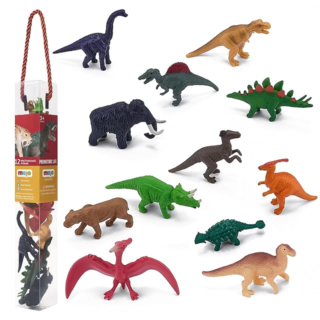 Mojo Prehistory Mini Dinosaures Juega, 12dlg. 380055