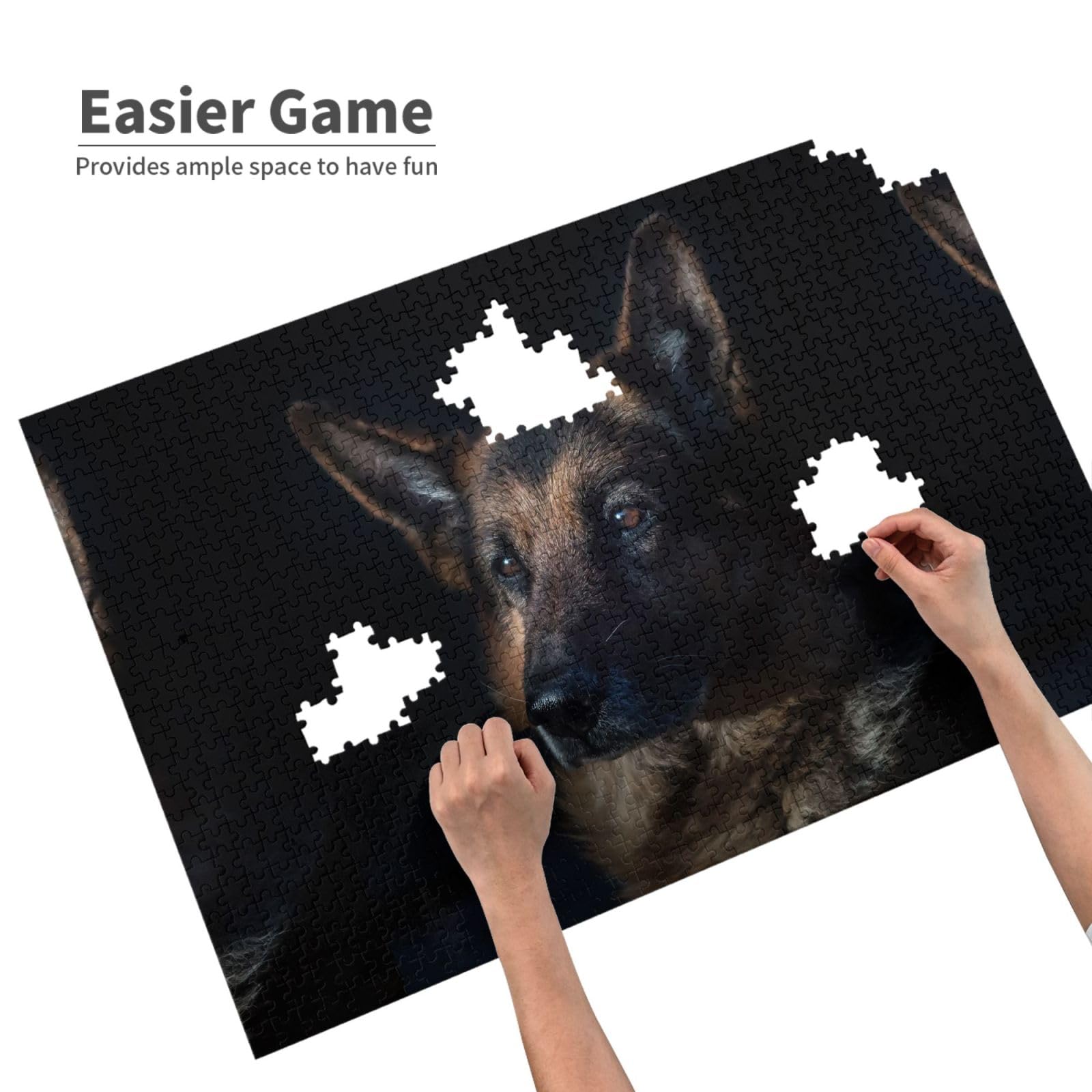 Gioco di puzzle per adulti, puzzle impegnativi, puzzle da 1000 pezzi, cane pastore tedesco