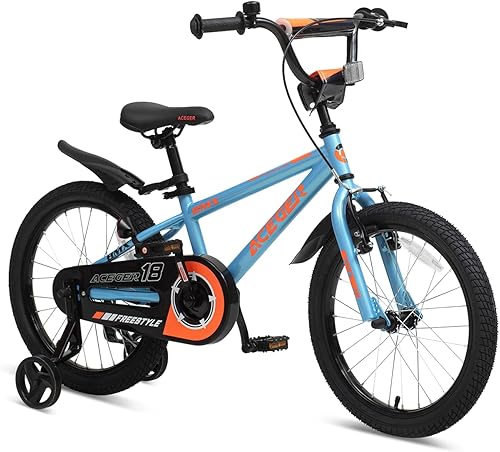 Miniatura 18 de ACEGER Bicicleta para niños de 2 a 10 años, estilo BMX, para niños y niñas de 2 a 10 años, bicicleta para niños de 12, 14 y 16 pulgadas, con ruedas