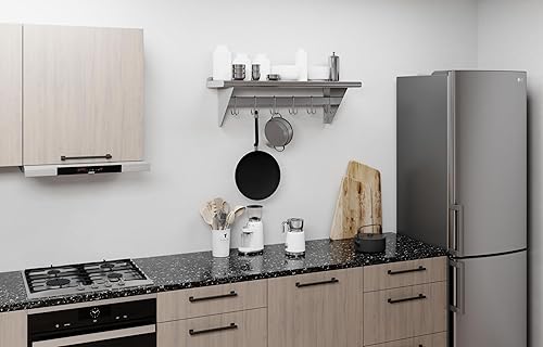 Vista 10 de AmGood Estante para macetas de acero inoxidable de 12 x 60 pulgadas con estante Certificado NSF