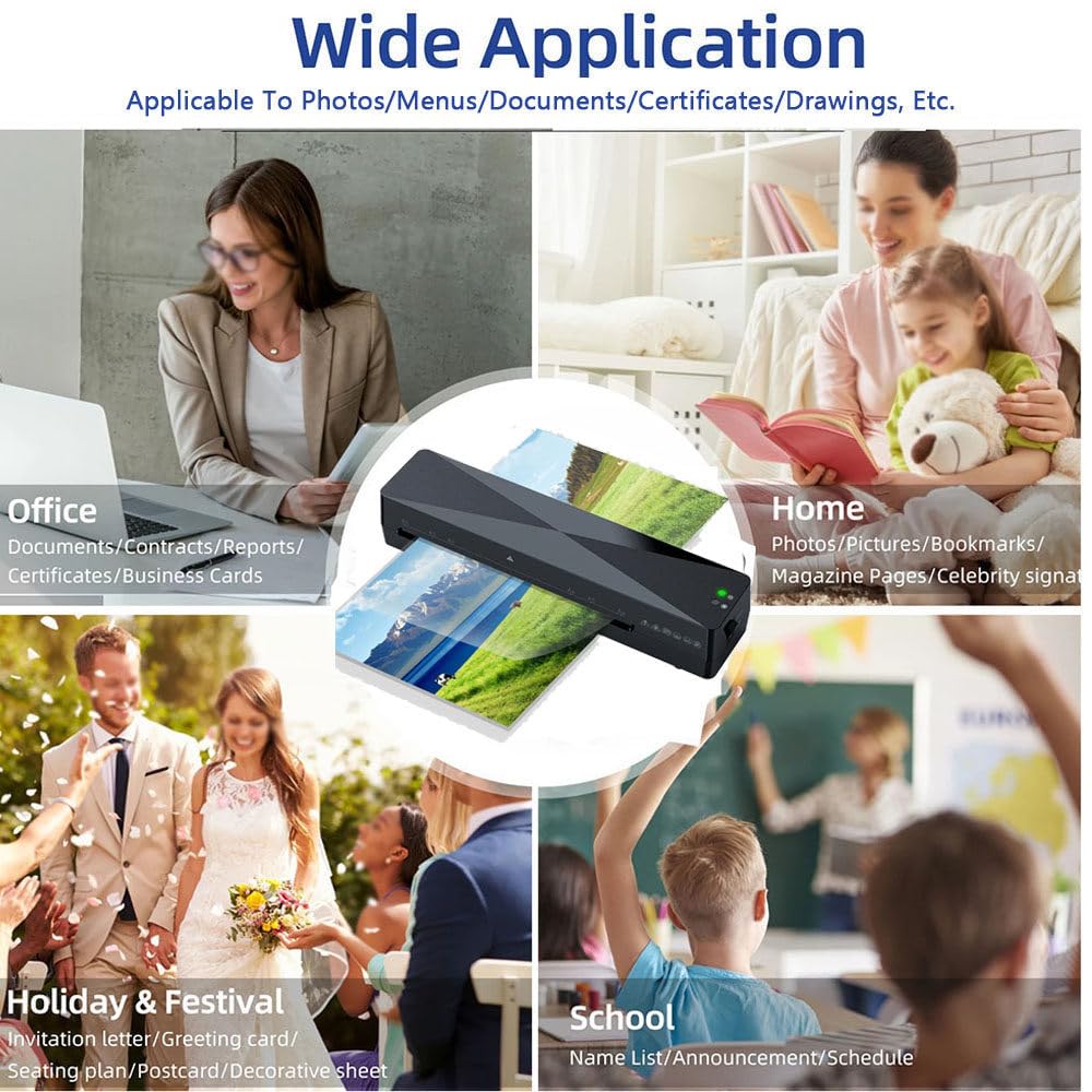 Laminatrice, Plastificatrice, Plastificatrice A4, Plastificatrice Termica Da 13 Pollici, Plastificatrice Per Piccoli Uffici, Riscaldamento Rapido Per Attività Scolastiche Di Home Office