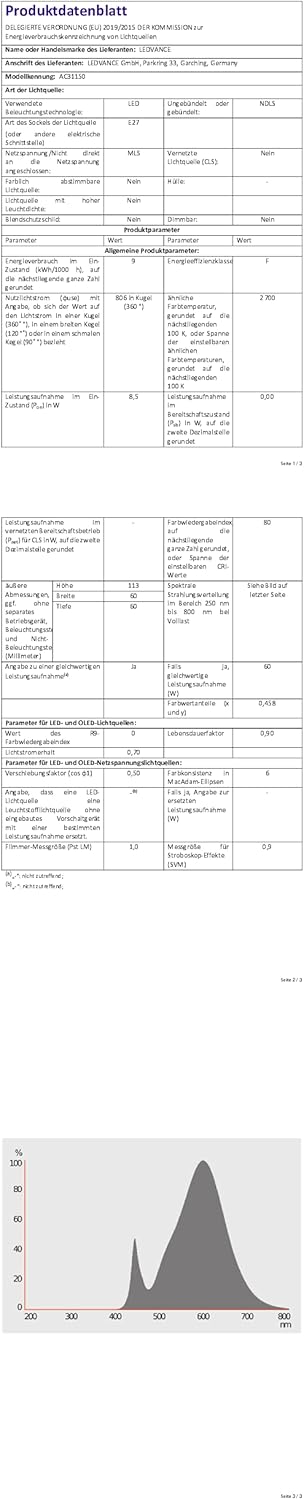 Suреr Brаndѕ OSRAM LED lamp / Base: E27 / Warm White / 2700 K / 8.50 W / Replacement for 60 W Incandescent Bulb / Frosted / LED Star Classic A [Energy Efficiency Class A+] / Pack of 10