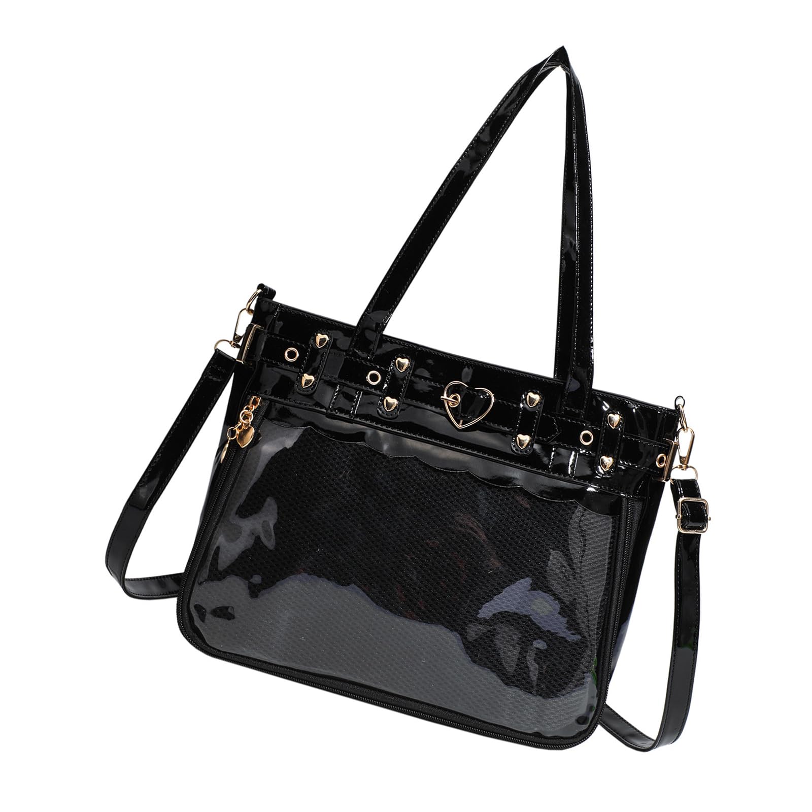 CAZSTYK Lightweight PU Crossbody Bag with Adjustable Strap Large Capacity Shoulder Bag for Daily Commute School Travel Adjustable Strap Purse