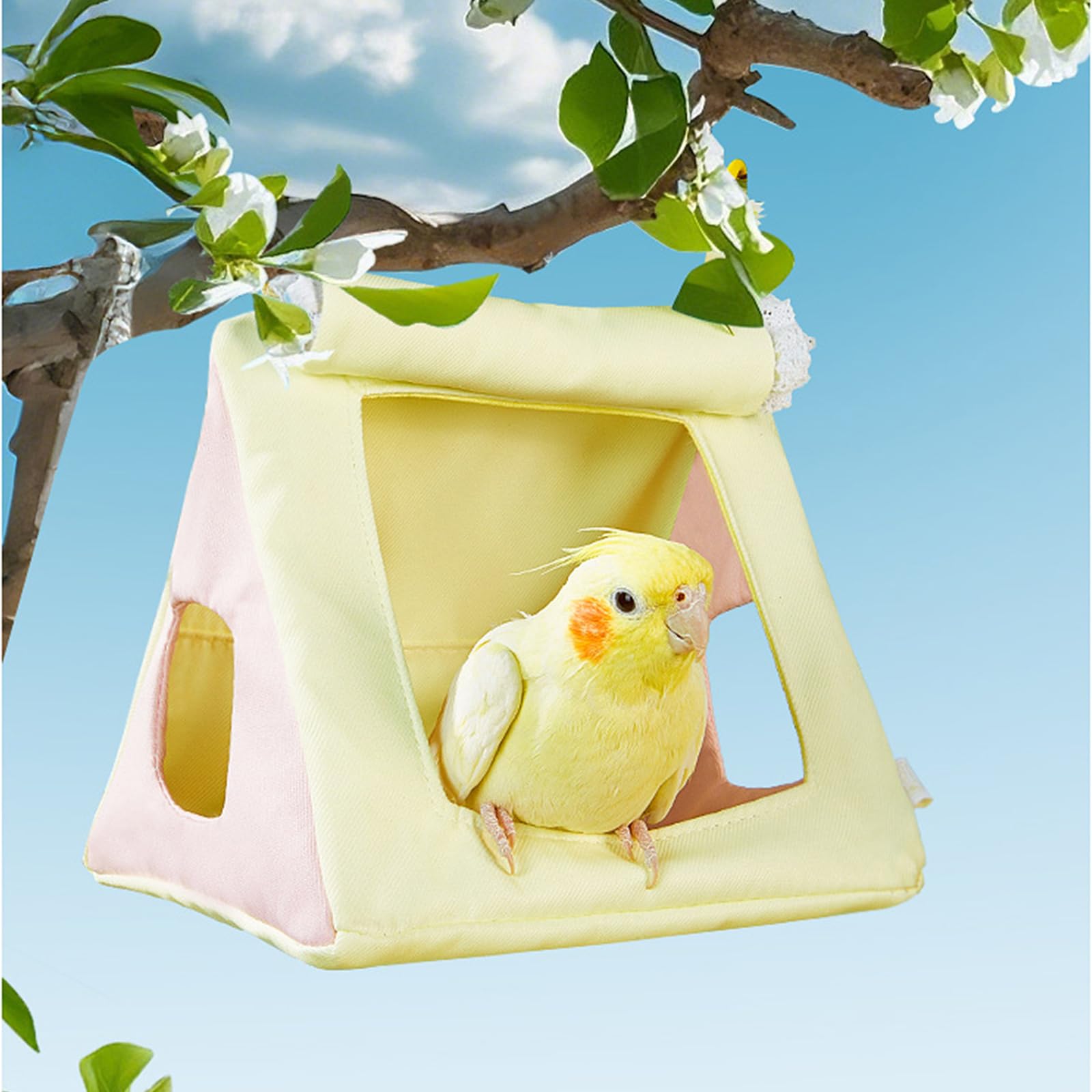 Montesy Cockatiel Bird Hammock Cage Bird Nest Water Resistance and Comfort for Small to Mediumed Size Birds