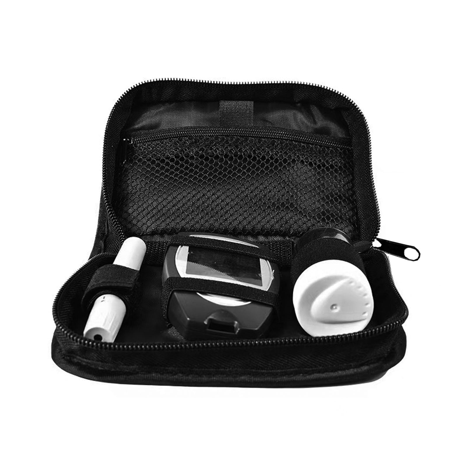 Diabetic Supplies Travel Case Storage Bag Diabetes Supply Organizer Pouch for Glucose Meter, Monitoring System, Blood Sugar Test Strips, Insulin Pens,