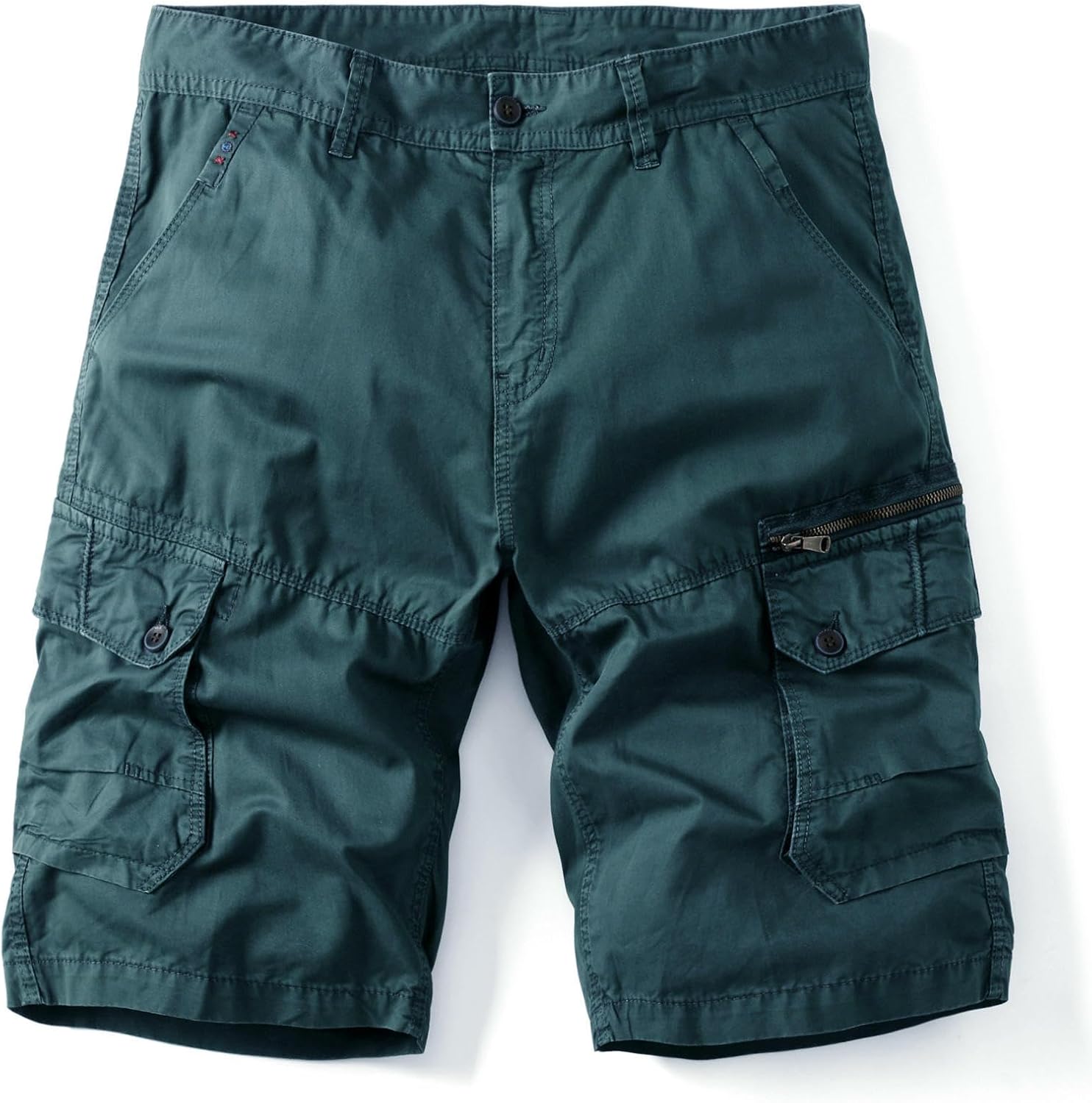 Men's Summer Multi-Pocket Loose Trendy Casual Mid-Length Beach Shorts