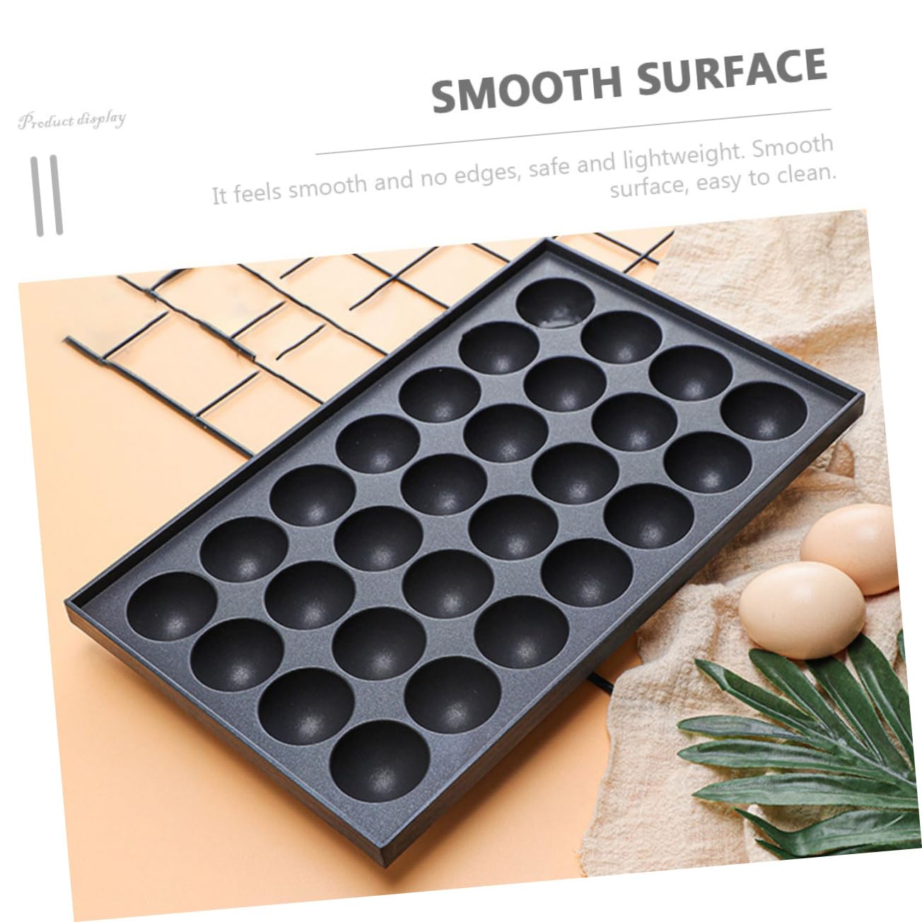 COLLBATH Plaque de Cuisson Perforée Ronde 28 Trous, Lot de 5
