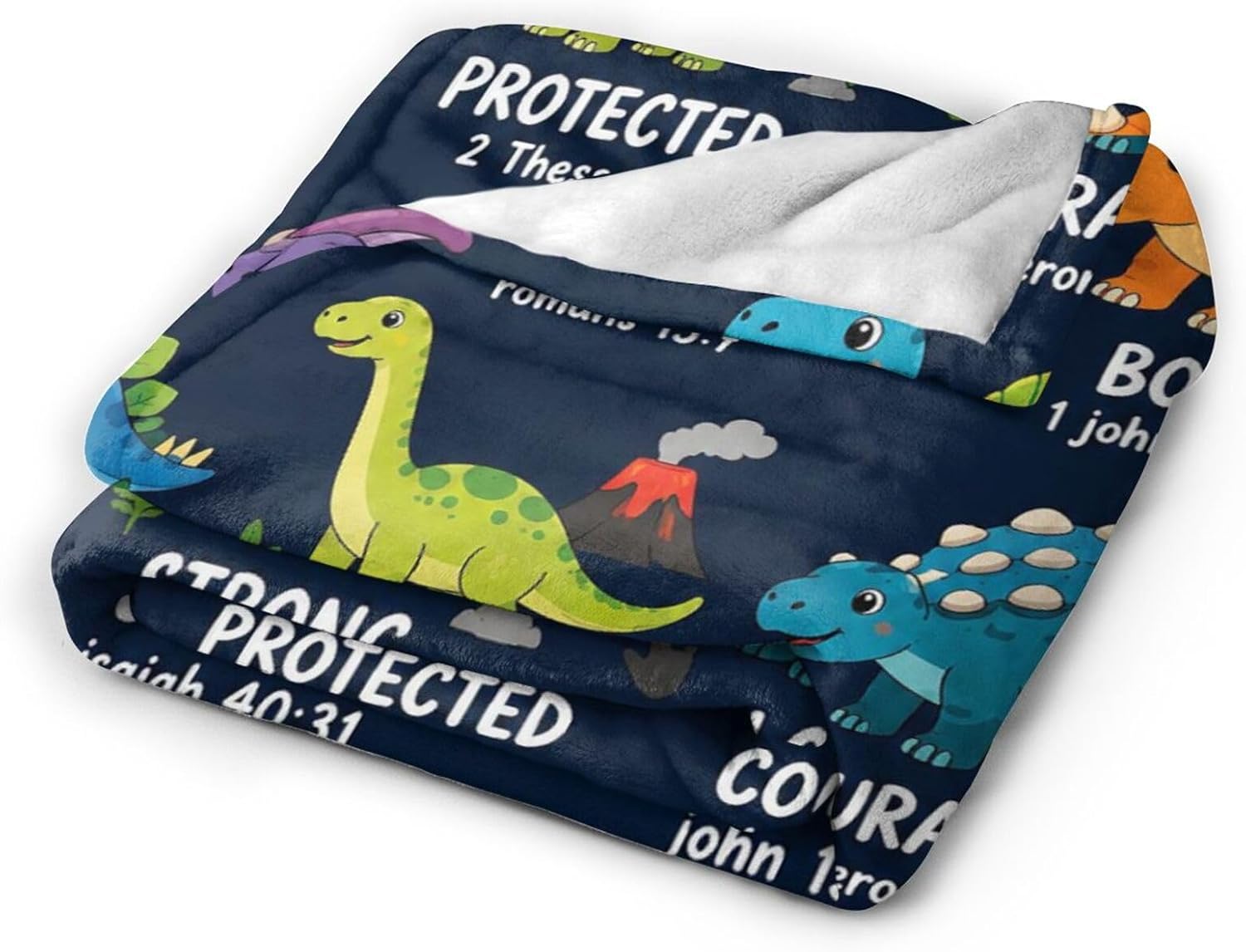 Christian Gifts for Boys,Dinosaur Blanket for Kids 50"x40"
