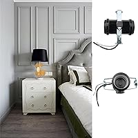 Vista 5 de Enchufe de doble bombilla CHENJIN de 2 luces de base media E26 fenólica doble enchufe de luz con cables de alambre, enchufe de grupo doble