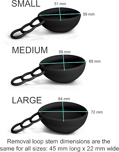 Miniatura 5 de MOONTHLIES Disco menstrual reutilizable Disco de período con vástago de bucle de extracción Alternativa a las copas menstruales para flujos