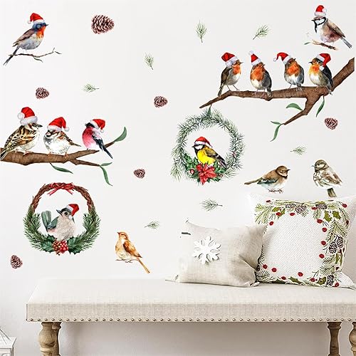 Miniatura 7 de Calcomanías de pared de montaña calcomanías de pared de árbol de montaña calcomanías de pared de animales del bosque calcomanías de pared de