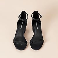 Vista 5 de Tienda Essentials Sandalias de tacón con dos correas para mujer