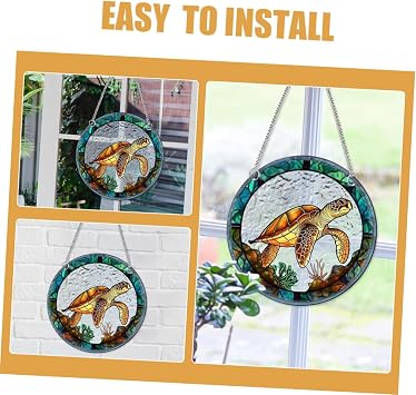 Acrylic Turtle Hanging Suncatcher Window Decor for Living Room