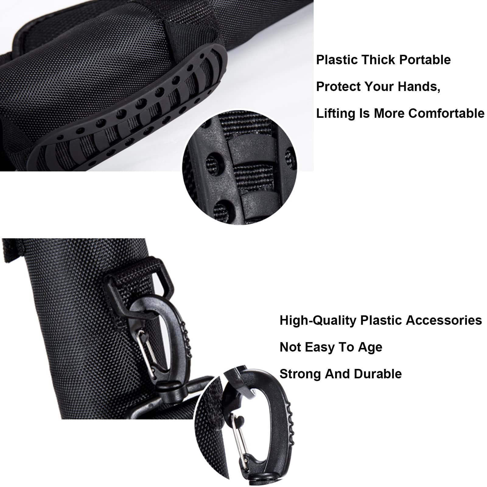 Borsa da Golf per Pistola da Golf in Nylon Impermeabile Borsa da Golf Protettiva per Mazze da Golf da 2~3 Pezzi Borsa da Golf Leggera Pieghevole