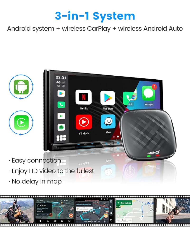 CARabc CarPlay Android Auto AiBox ワイヤレス Amazon.co.jp: CARabc CarPlay Android Auto AiBox ワイヤレス