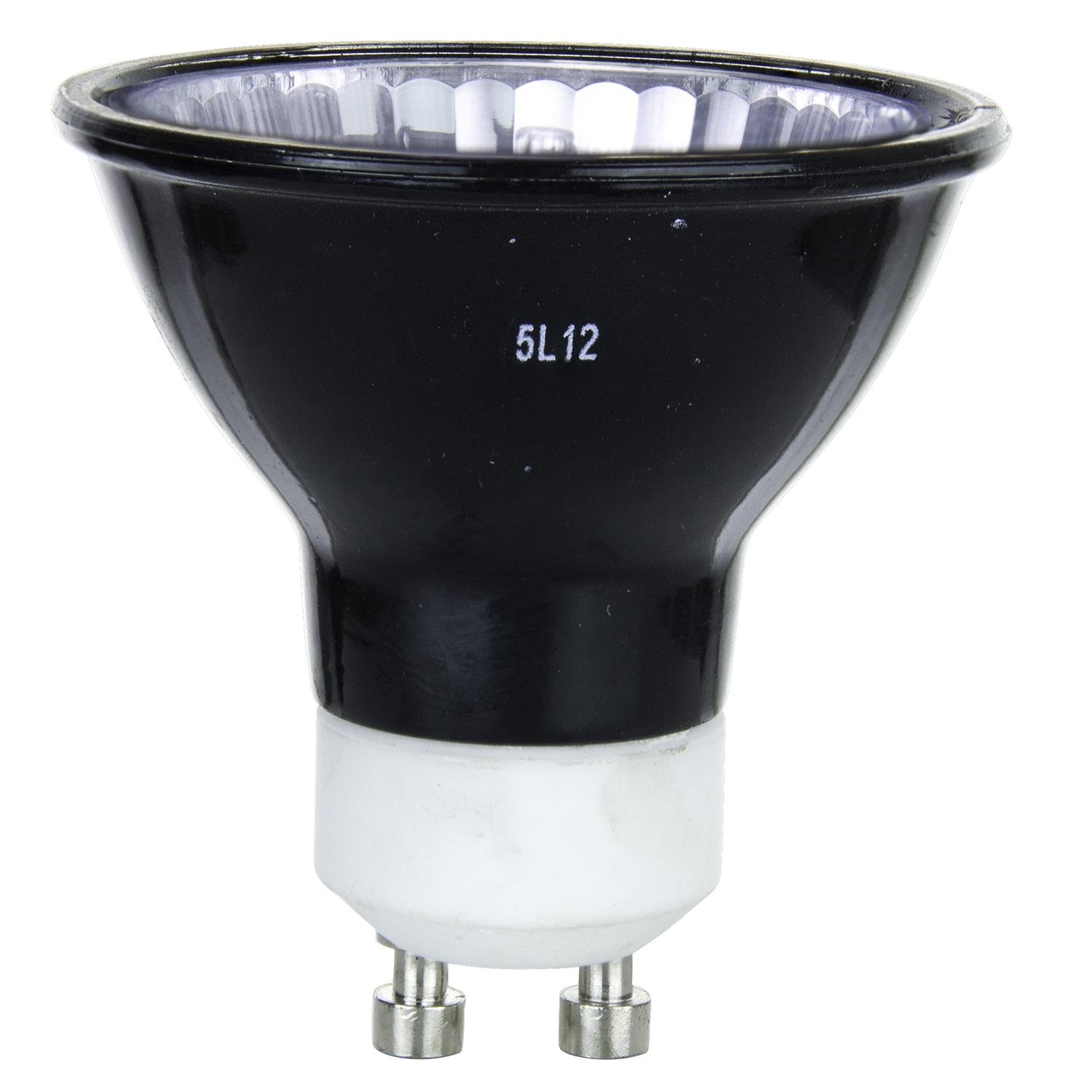 Sunlite 66055-SU 35MR16/GU10/FL/120V/BB 35-watt Halogen MR16 GU10 Based Mini Reflector Bulb, Black Back