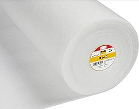 Volume Fleece for Ironing, White, Per Metre