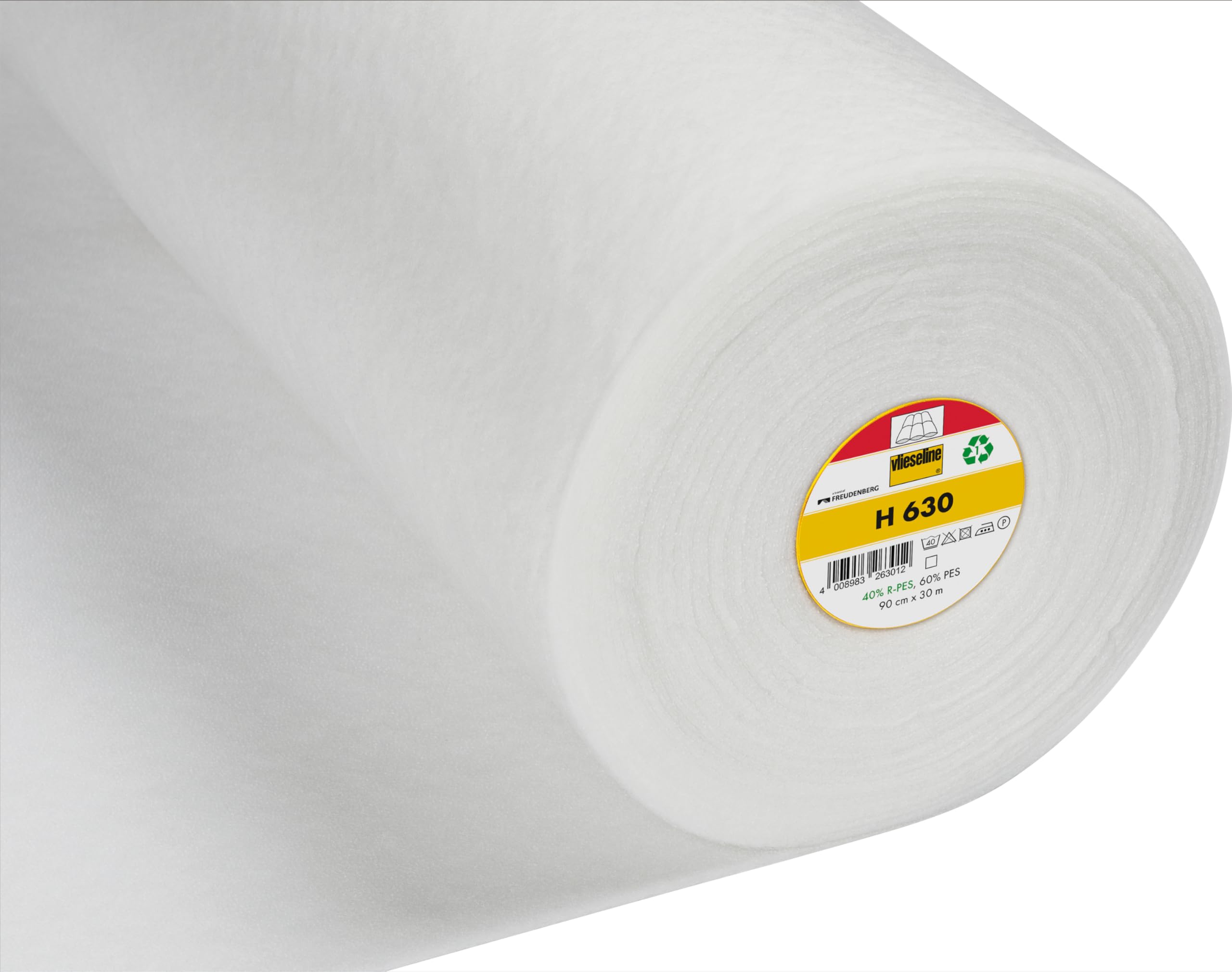 Vlieseline White 1 M Volume Fleece, H630, Freudenberg, 90 Cm Wide