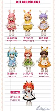 Bonnie Blind Box Doll Figures, 1/12 BJD Doll OB11 Size Action Figures, Movable Dolls with Doll Clothes Surprise Gift Toys (Sweetheart Party Series,Single Box) | Bonnie Blind Movable Dolls with Clothes Surprise Gift Toys