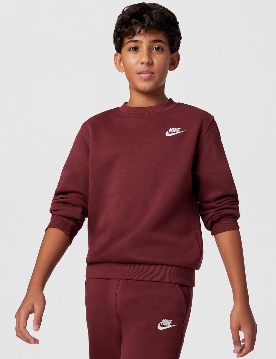 Nike unisex-child Sportswear Club Fleece Sweatshirt - Image 4