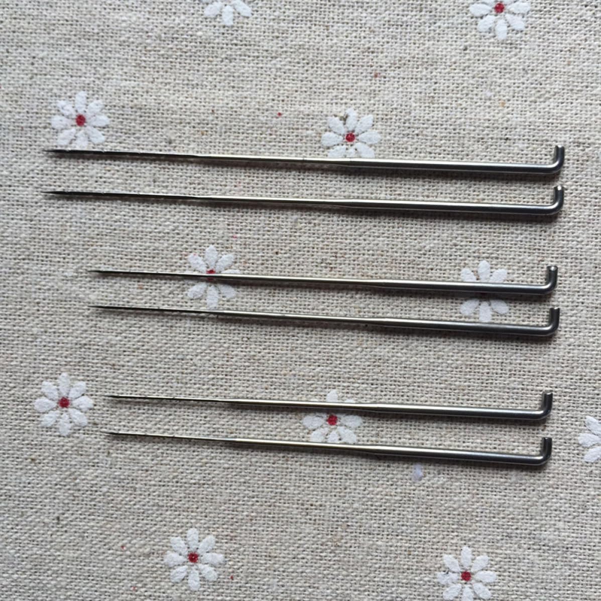 30pcs Wool Felt Needle Embroidery Needle Steel Xmas for Home Stitchwork