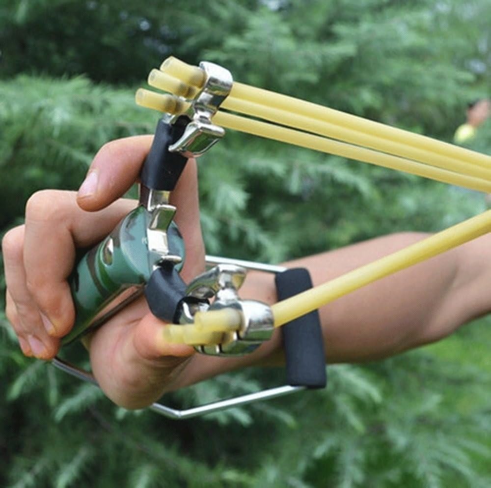Slingshot Wrist Brace Powerful Sling Shot High Velocity Catapult Hunting Folding