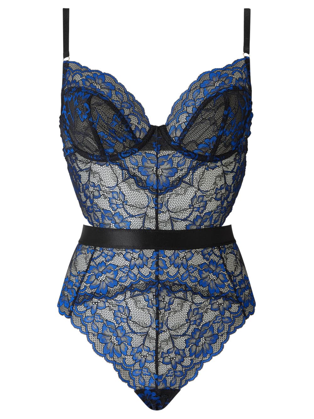 Ann Summers Hold Me Tight Body, Black/Multi, Size Xs, Women