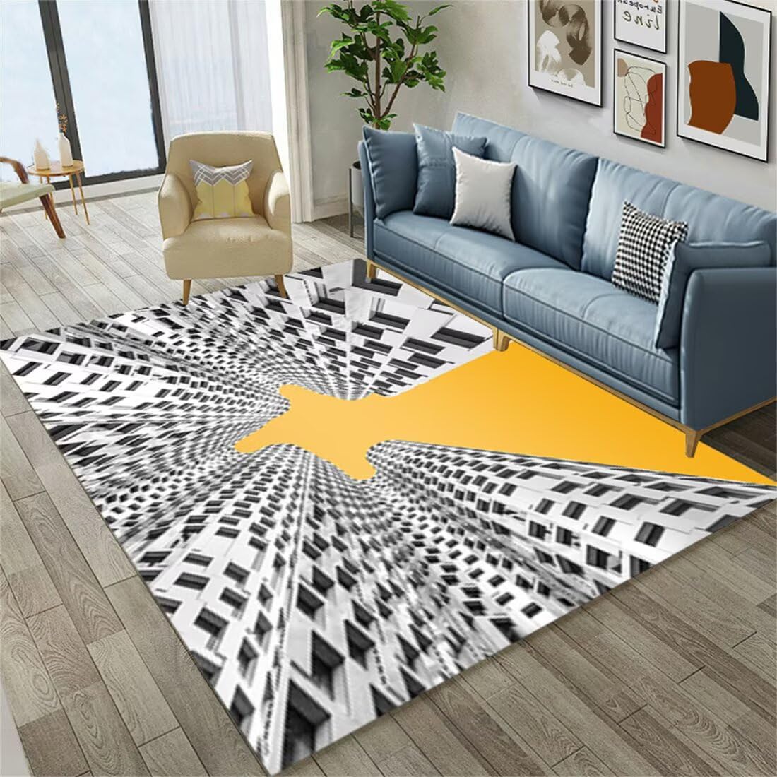 Tapis pour tapis de chambre d'enfants isolation phonique super douce décoration 140x200
