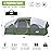 CAMPROS CP Tent 8 Person Camping Tents, Weather Resistant Family Tent, 5 Large Mesh Windows, Double Layer, Divided Curtain for Separated Room, Portable with Carry Bag