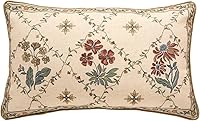 Vista 60 de patdrea Fundas de almohada de diseño floral vintage para sofá, fundas de almohada de lino marrón amarillo con patrón de pájaro y rosa, cojín