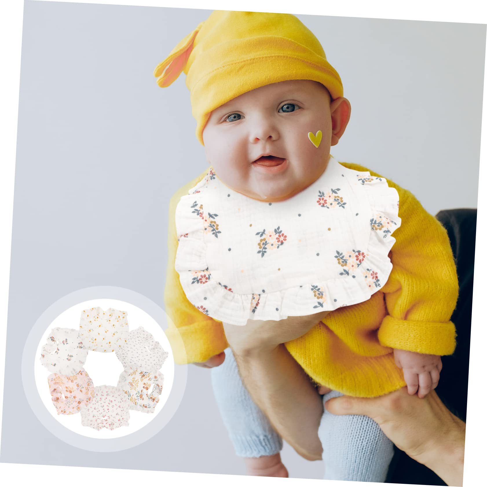 ifundom 18piezas Baberos De Algodón Para Bebés Absorbentes y Reutilizables Para Alimentación y Dentición Diseño Elegante Para y Niño