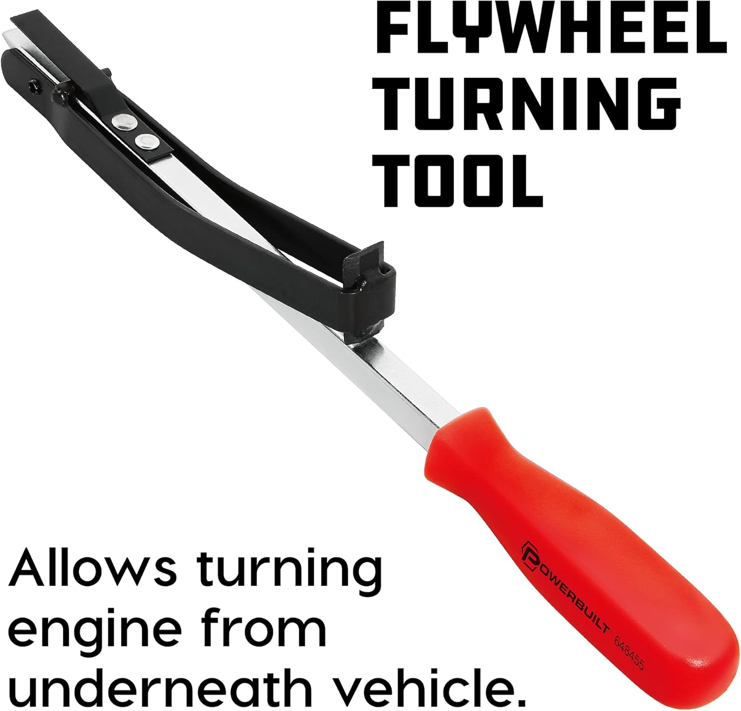 Powerbuilt Flywheel Turning Tool, Flex Plate Tool, Flywheel Wrench, Engine Rotating Tool, Turning and holding flex plate and flywheels - 648455