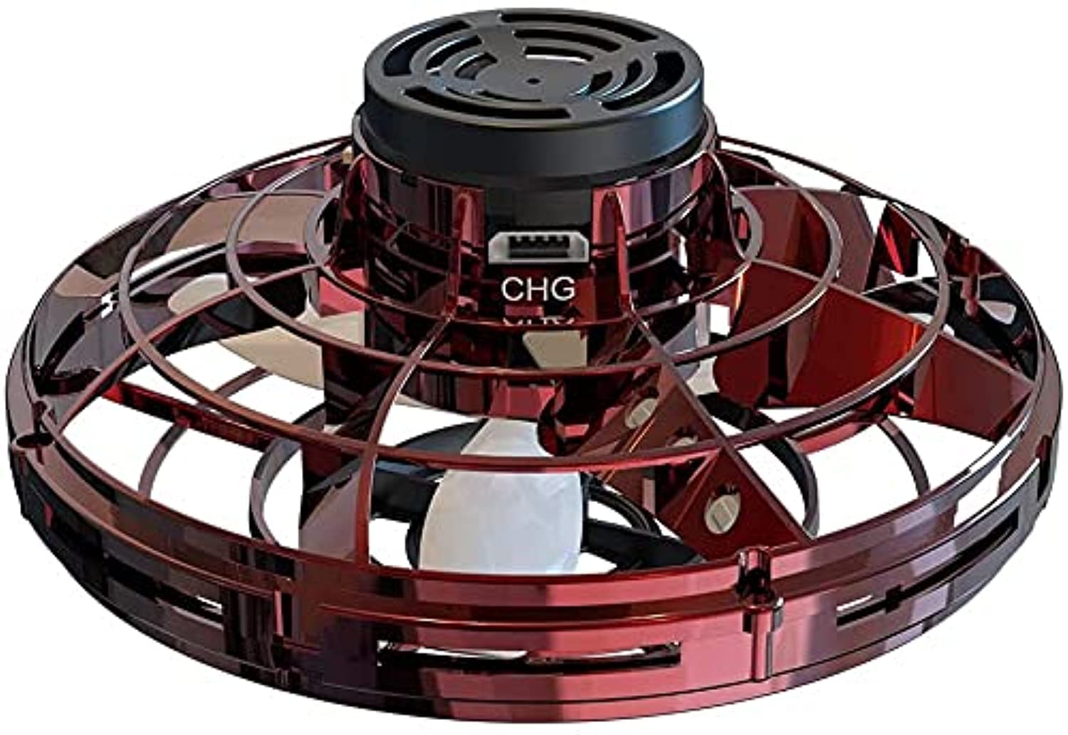 NC UFO Flying Spinner Decompression Fidget Stress Toy (Rose Gold)