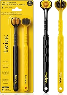 TWICE 3D Triple-Head Toothbrush