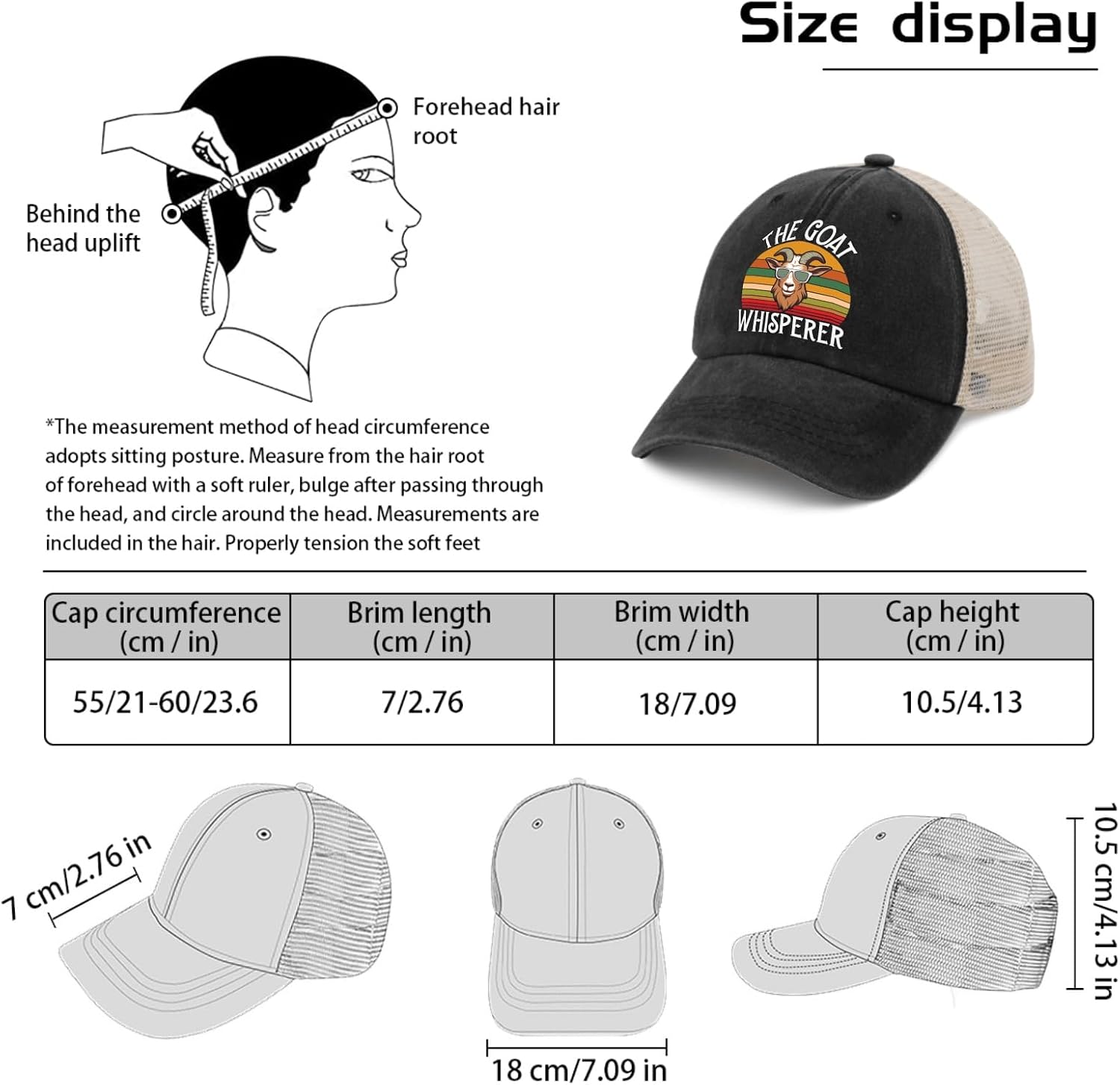 Chicken Whisperer Funny Chicken Tee for Farmers hat Vintage hat AllBlack Mens hat Gifts for Daughter Golf Hats image 4