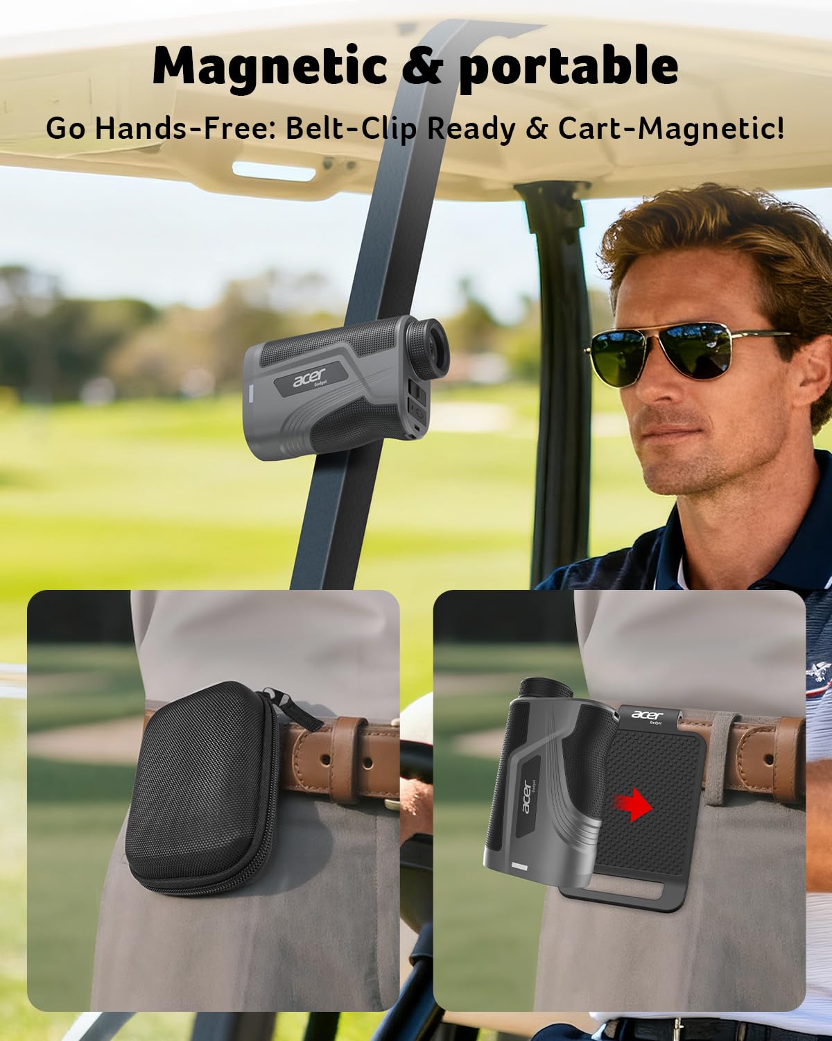 Acer Telemetro da golf con pendenza magnetica Hunter